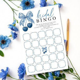 Papier Jeu de Bingo pour Baby Shower «Quelque Chose de Bl