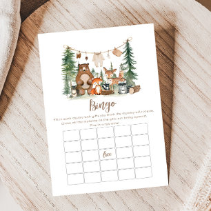 Papier Jeu de Bingo pour Baby Shower sur les Animaux de l