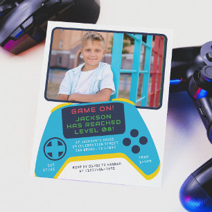 Papier Jeu de budget sur jeu vidéo Photo Fête d'anniversa