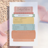 Jeu de conseils pour prédire l'histoire de bébé No