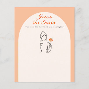 Papier Jeu de devinette de robe Aperol Spritz Enterrement