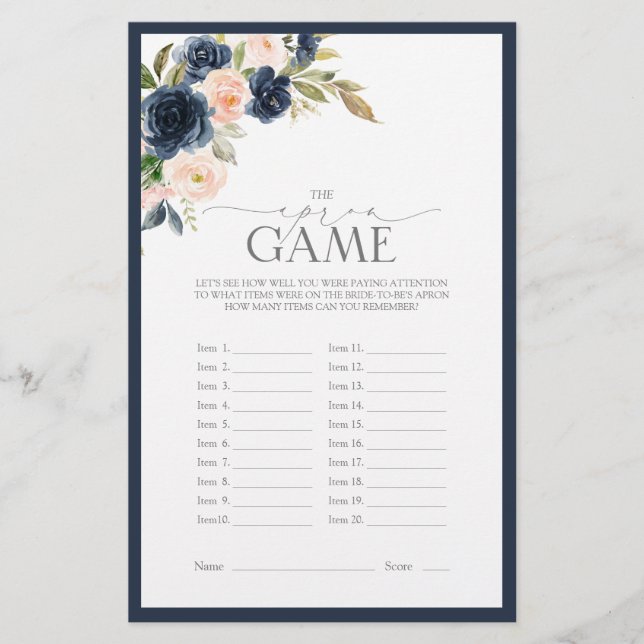 Papier Jeu de Fête des mariées couleur bleu bleu bleu ble (Devant)