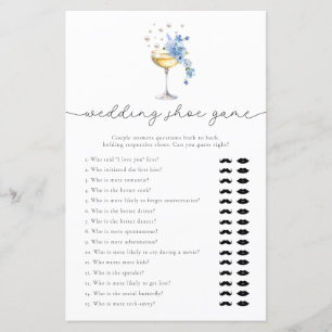 Papier Jeu de Fête des mariées de chaussures Mariage Pear