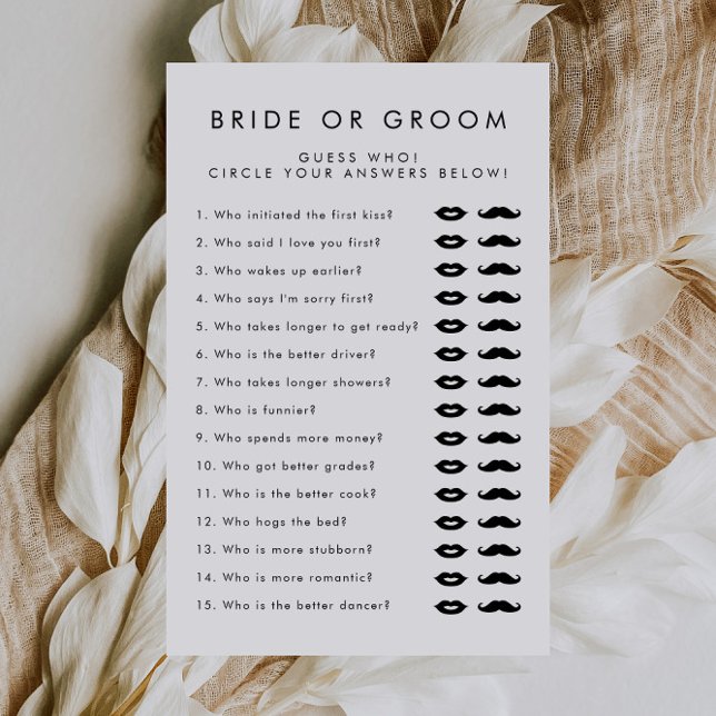 Papier Jeu De Fête des mariées De Mariage De Mariage Ou D (Créateur téléchargé)