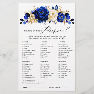 Papier Jeu de Fête des mariées métallique Royal Blue Yell