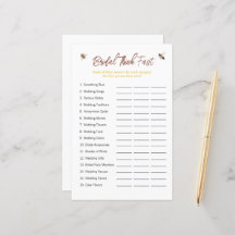 Jeu de Fête des mariées "Think Fast"