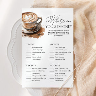 Papier Jeu de fête prénatale pour bébé sur le thème du ca