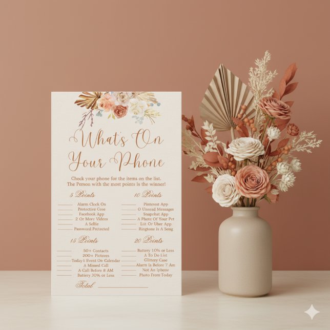 Papier Jeu de mariage automnal rustique : Qu'y a-t-il sur (Créateur téléchargé)