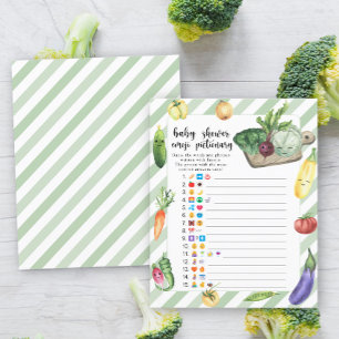 Papier jeu de pictionary d'emoji pour baby shower produit