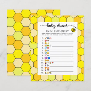 Papier Jeu de pictionary emoji pour bébé Little Bee