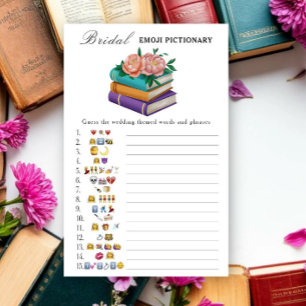 Papier Jeu de Pictionary Emoji pour enterrement de vie de