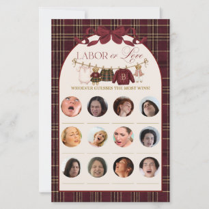 Papier Jeu de plaid de Luxsary pour Baby Shower Fille Ted