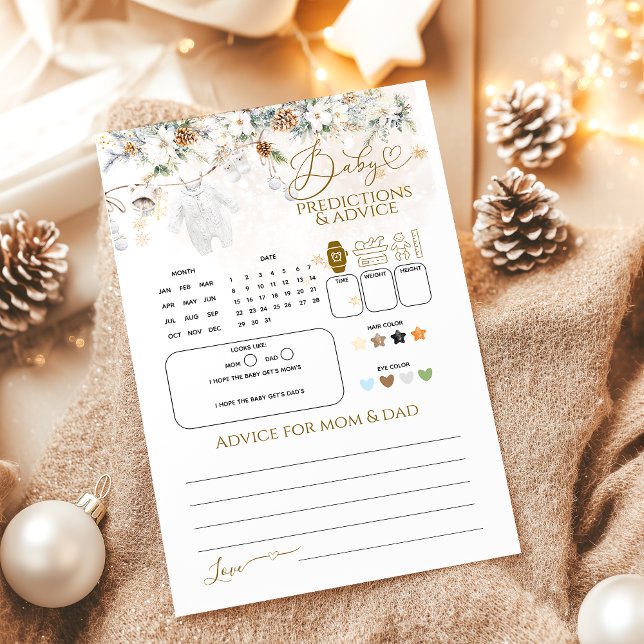 Papier Jeu de prédiction de bébé à l'extérieur de la lign (Créateur téléchargé)