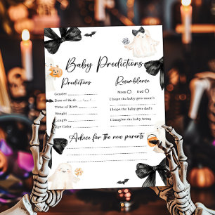 Papier Jeu de prédictions pour bébé Halloween Ghost Littl