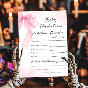 Papier Jeu de prédictions pour bébé Little Boo avec un ru