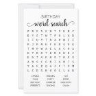 Jeu de recherche de mots d'anniversaire Fête d'ann
