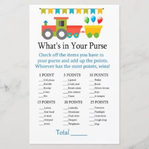 Papier Jeu de train jouet Qu'est-ce qu'il y a dans ton sa