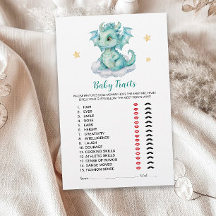 Papier Jeu de traits de petit dragon