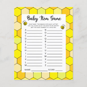 Papier Jeu d'objets pour bébé. Jeu de Baby Shower