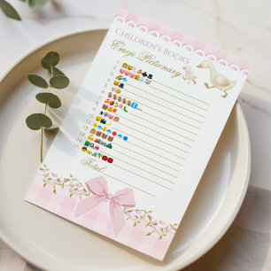 Papier Jeu Rose Oie Pictionary Emoji Livres Bébé