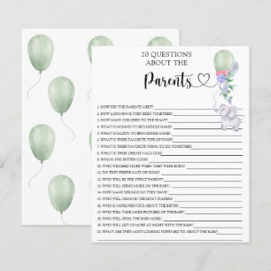 Papier Jeux Balloon & Elephant sur les parents