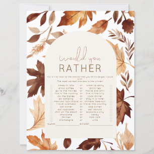 Papier Jeux de Baby Shower « Tomberait-elle amoureuse plu