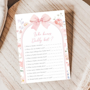 Papier Jeux de Bébé Fleur Bébé en Fleur Douche Qui Connaî
