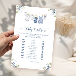 Papier Jeux de douche pour bébé aux traits sucrés de myrt