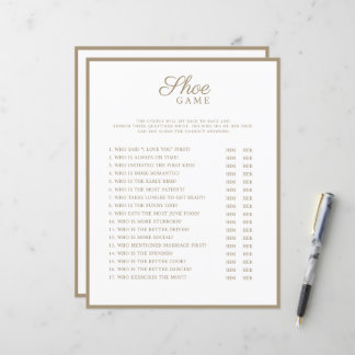 Papier Jeux de mariage style moderne.