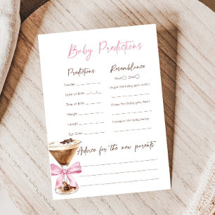 Papier Jeux de prédictions de douche de Martini Espresso 