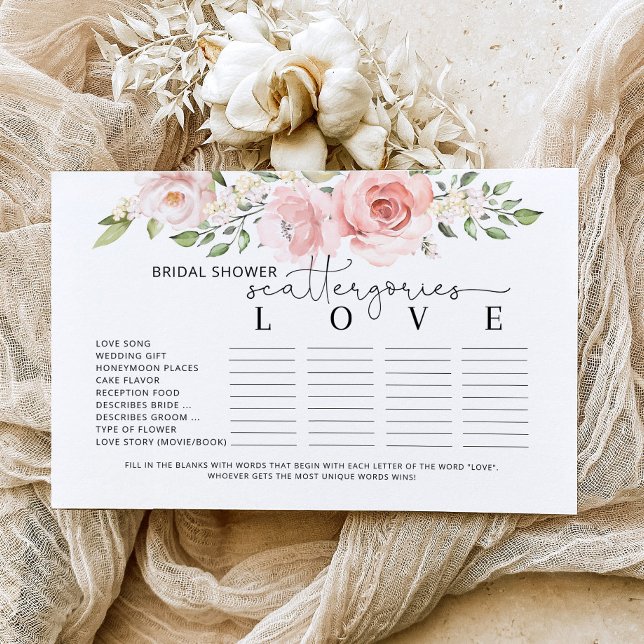 Papier Jeux floral rousse nuptiale douche dispersgents (Créateur téléchargé)