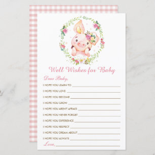 Papier Joli Cochon Rose Piglet Wives for Baby Game