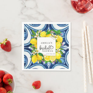 Papier Joli cœur en script   Citron   Serviette de douche