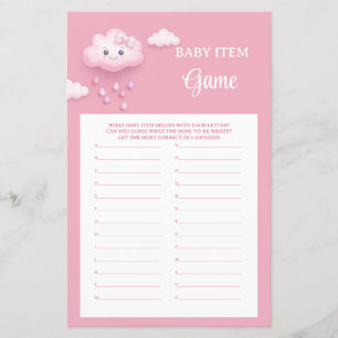 Papier Joli nuage blanc tout souriant article bébé jeu 9