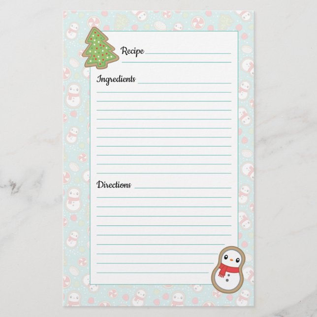 Papier Jolie Rouge & Bleu Traitements Conception Recette  (Devant)