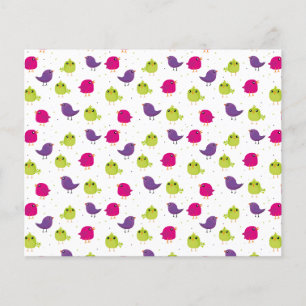Papier Jolis oiseaux colorés