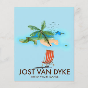 Papier jost van dyke Îles Vierges britanniques.