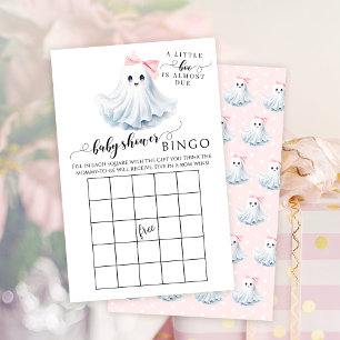 Papier Jote Rose Petit Boo Baby Girl Douche Jeux de Bingo