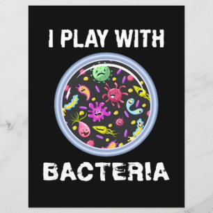 Papier Jouer Avec Bactérie Microbiologie Chimie