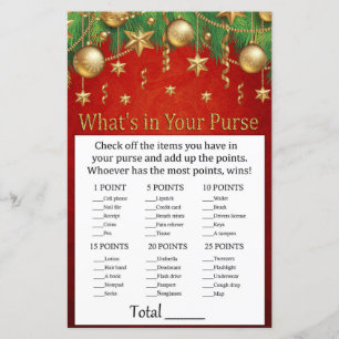 Papier jouet de Noël en or Qu'est-ce que dans votre jeu d