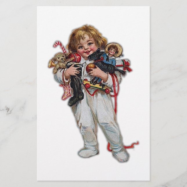 Papier Jouets à Noël (Devant)