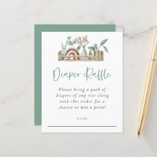 Papier Jouets Boho Shelf Budget Sage Diaper Raffin