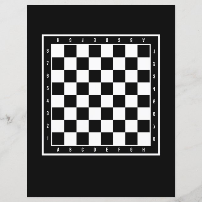 Papier Joueur d'échecs jeu d'échecs (Devant)