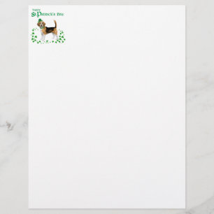 Papier Jour de la Saint-Patrick Beagle