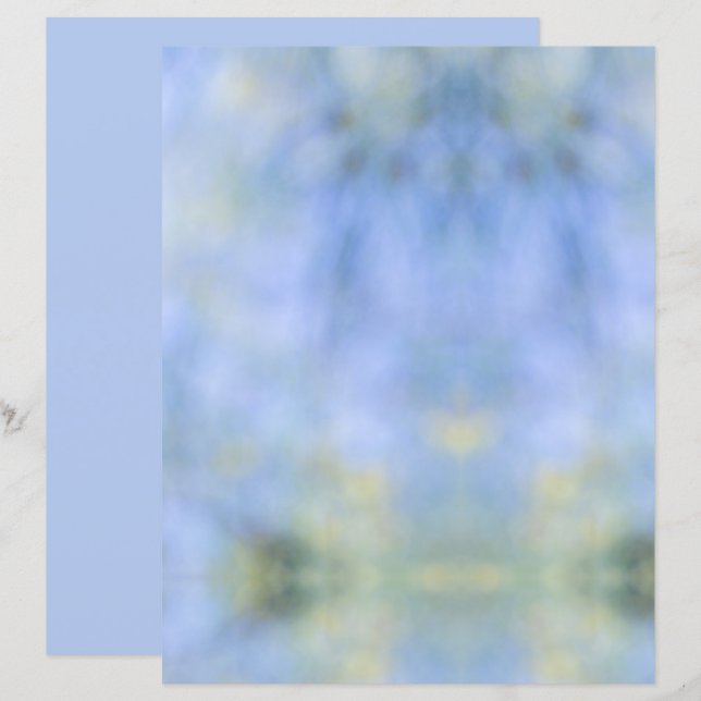 Papier Journal décontracté Abstrait Jaune Motif Jaune (Devant / Derrière)