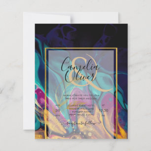 Papier Joyau Tones MARIAGE INK Plum Purple Turquoise Mari