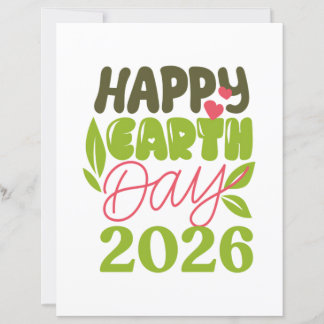 Papier Joyeuse Journée de la Terre 2026