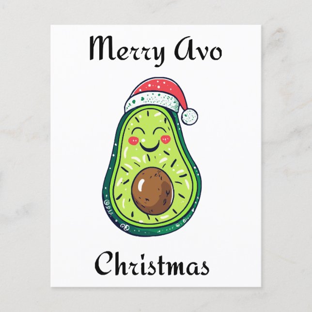 Papier Joyeux Noël Avo (Devant)