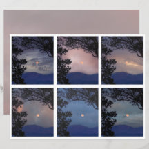 Junk Journal Féerie Ciel Lune Arbres Imaginaire 19