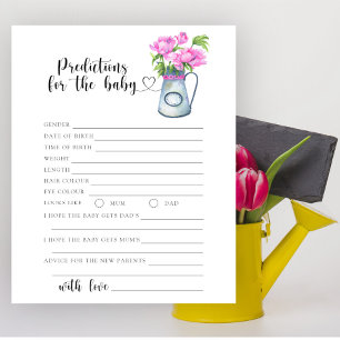 Papier Jus de fleurs - prédictions et conseils pour bébé